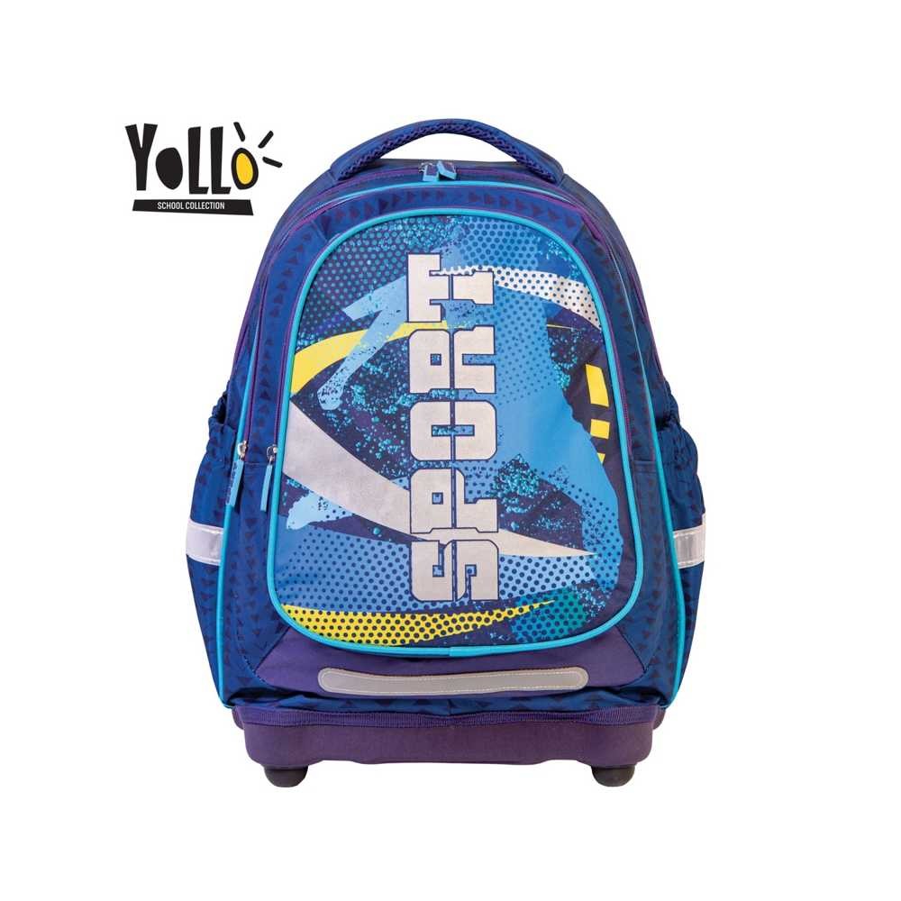 Ghiozdan anatomic Sport, unisex, compartimentat, inaltime 38 cm, inchidere cu fermoar - imagine 7